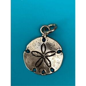 Sand Dollar Sterling Silver Jewelry Charm #beach #sea shells